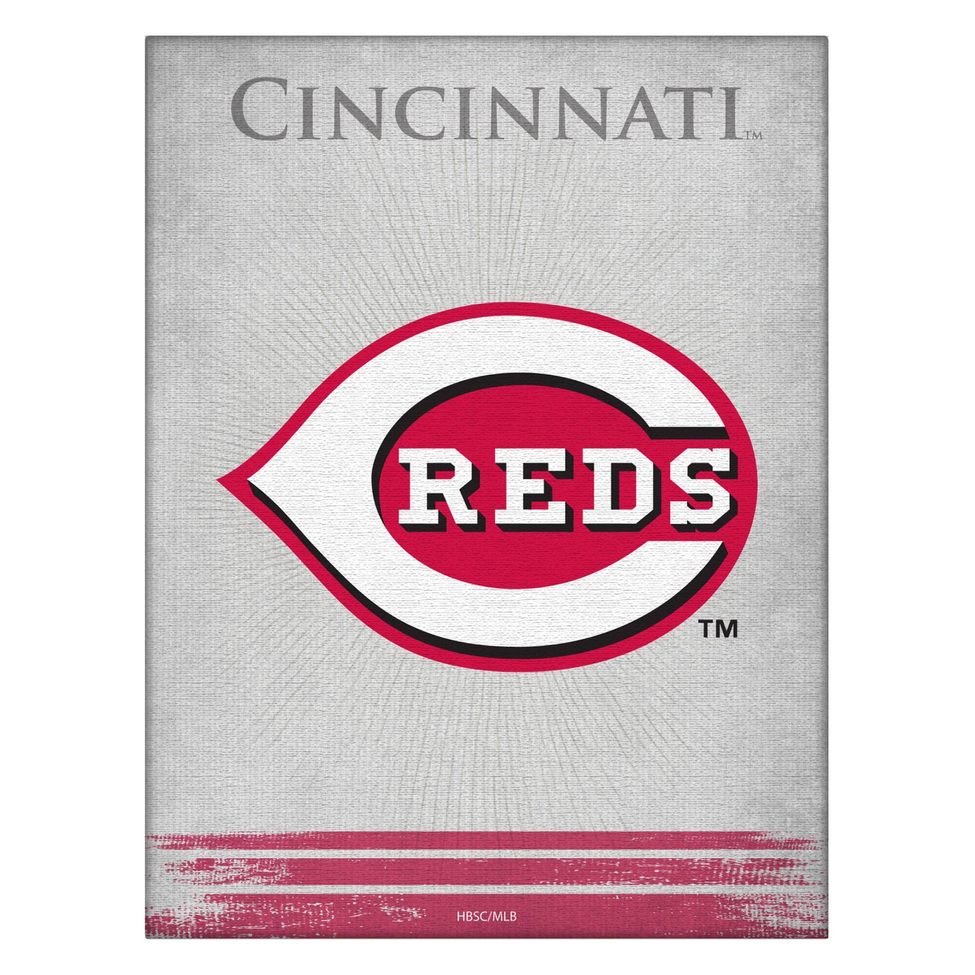 Cincinnati Reds 15" x 20" Splash Canvas Wall Art