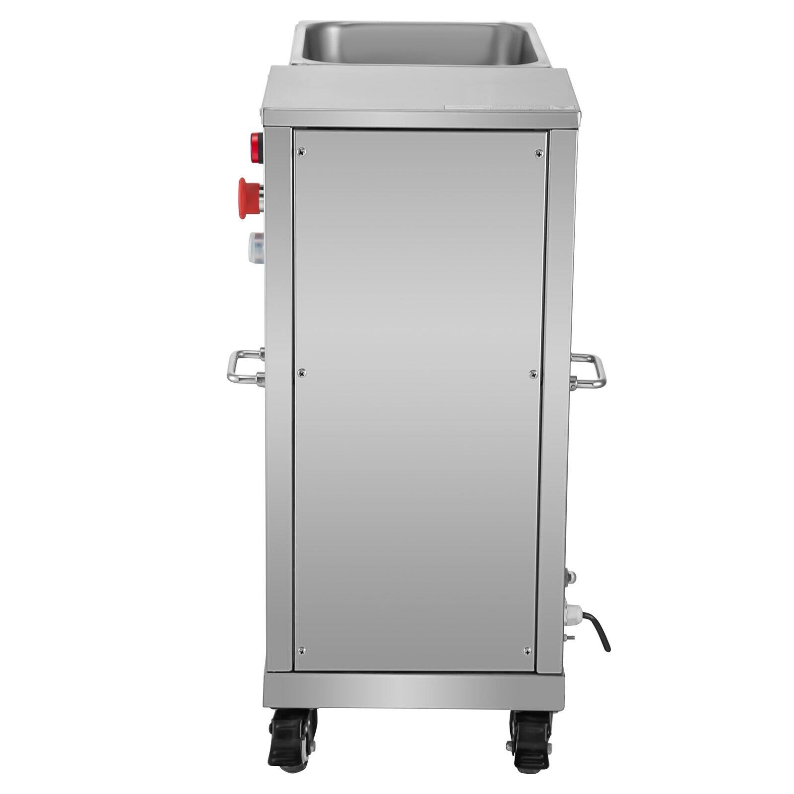 Alt View 10. Glintex - 110V Meat Cutter Machine 750W Electric Slicer 3mm Blade Stainless Steel Commercial Cutters & Slicers Kitchen Use.