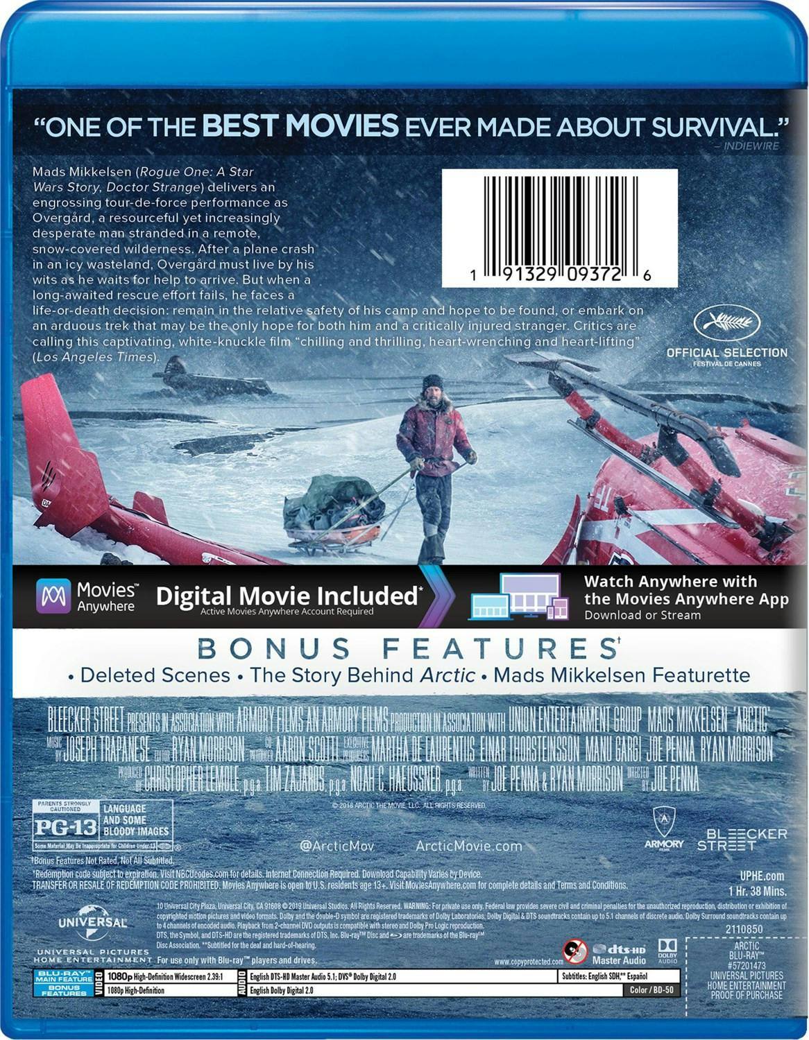 Back. Arctic [Blu-ray].