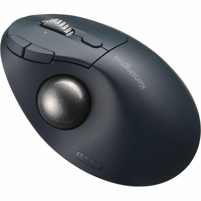 Kensington - Pro Fit TB550 Mouse - Optical - Wireless - Bluetooth - 2.40 GHz - Rechargeable - 1600 dpi - Trackball, Scroll - Wireless - Unknown
