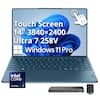 Touch Screen 14" 3840x2400 Ultra 7 258V Windows 11 Pro
Intel Core Ultra 7