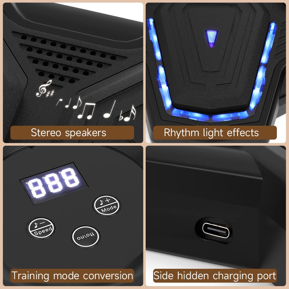 - Stereo speakers
- Rhythm light effects
- Training mode conversion
- Side hidden charging port