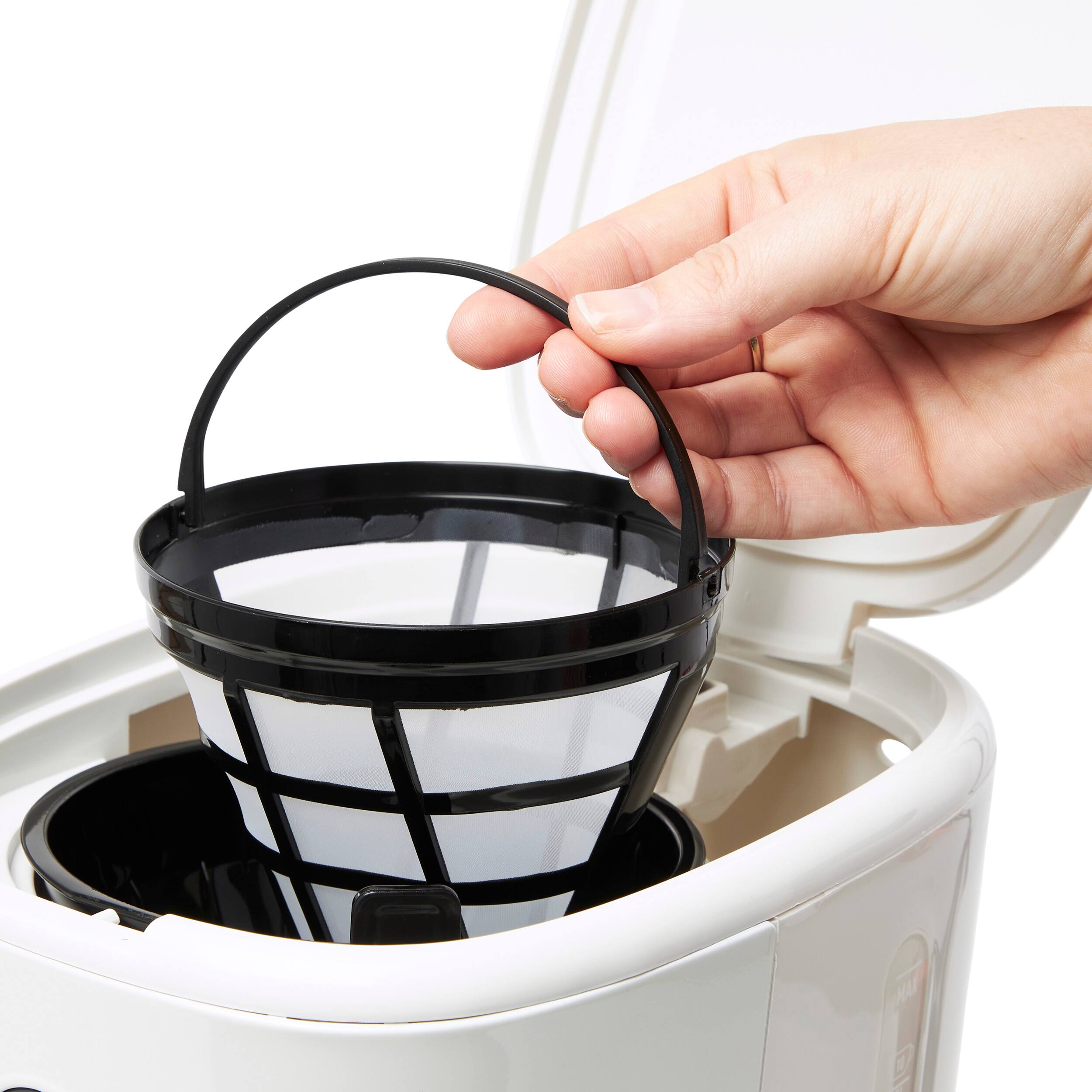 Alt View 14. Haden - 12-Cup Coffee Maker - Ivory and Copper.