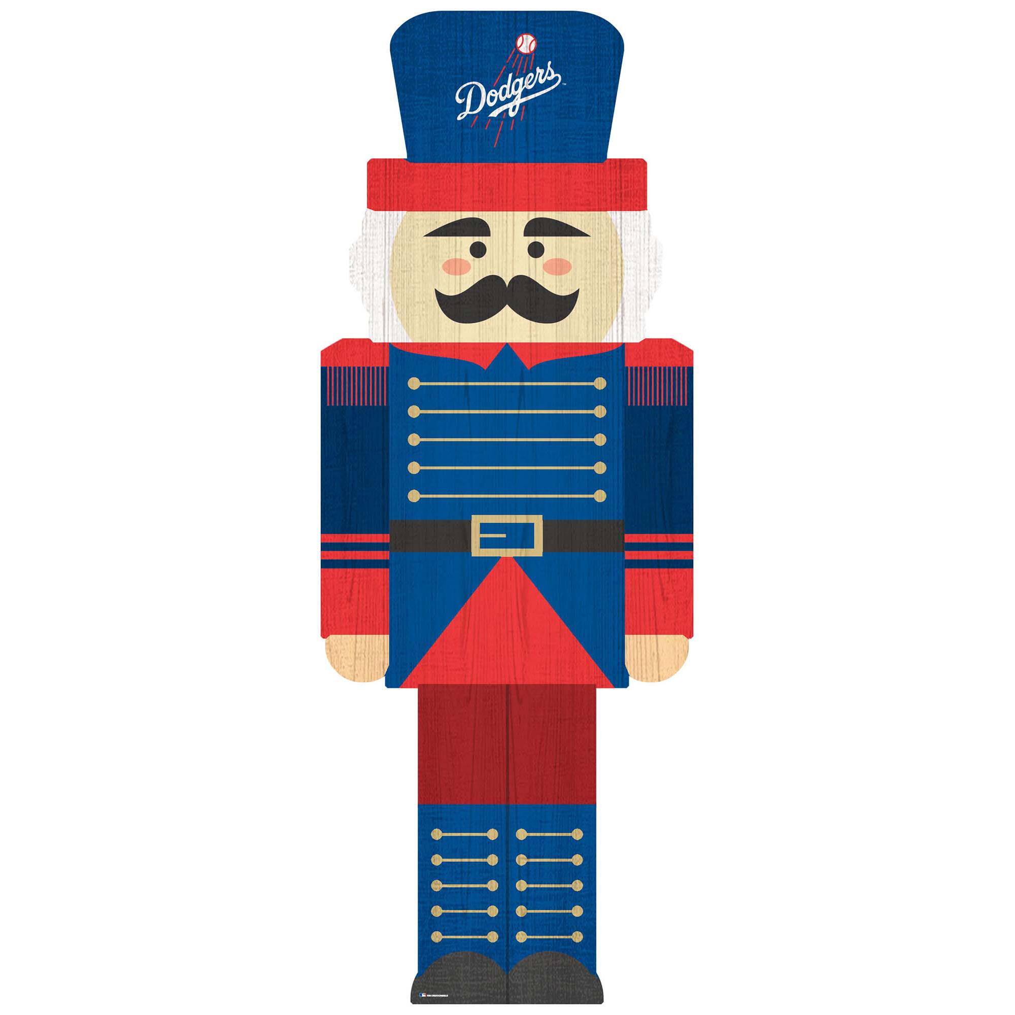 Los Angeles Dodgers 31'' Nutcracker Leaner