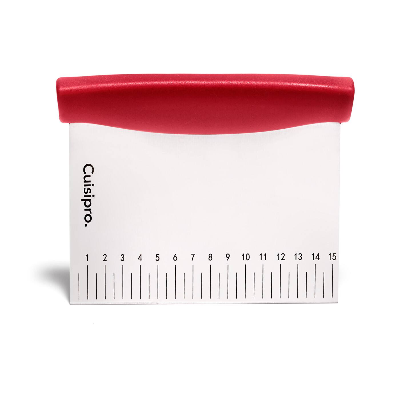 Alt View 1. Cuisipro - Dough Cutter & Scraper - Red.