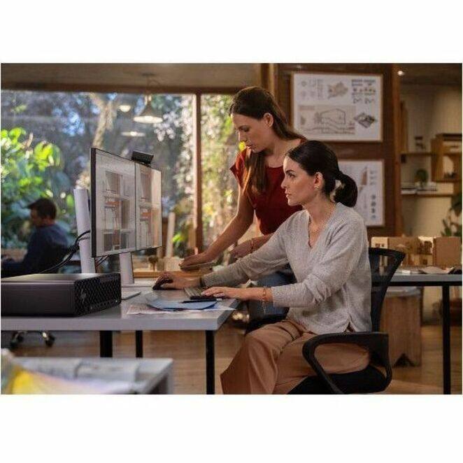 Alt View 5. HP - HP Z2 G1i Workstation - Intel Core Ultra 5 245K - 32 GB - 1 TB SSD - Small Form Factor - Black - Intel W880 Chip - Black.