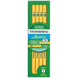 Ticonderoga - Laddie Wooden Pencil, #2 Soft Lead, Dozen (X13040)