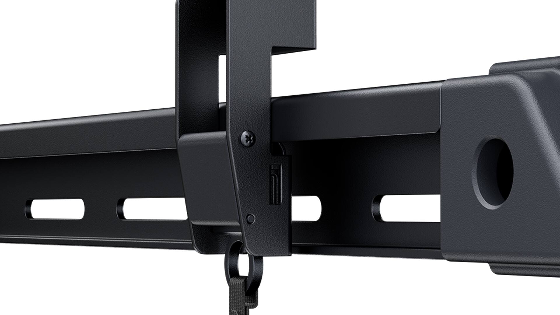 Alt View 5. ErgoAV - 46″ -100″ Extend, Swivel & Tilt TV Mount Model ERMTL3-01B - Black.