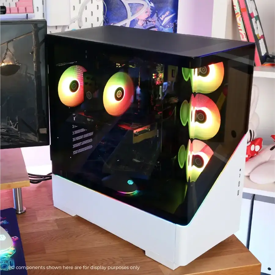 The Vindjo PC components shown here are for display purposes only.