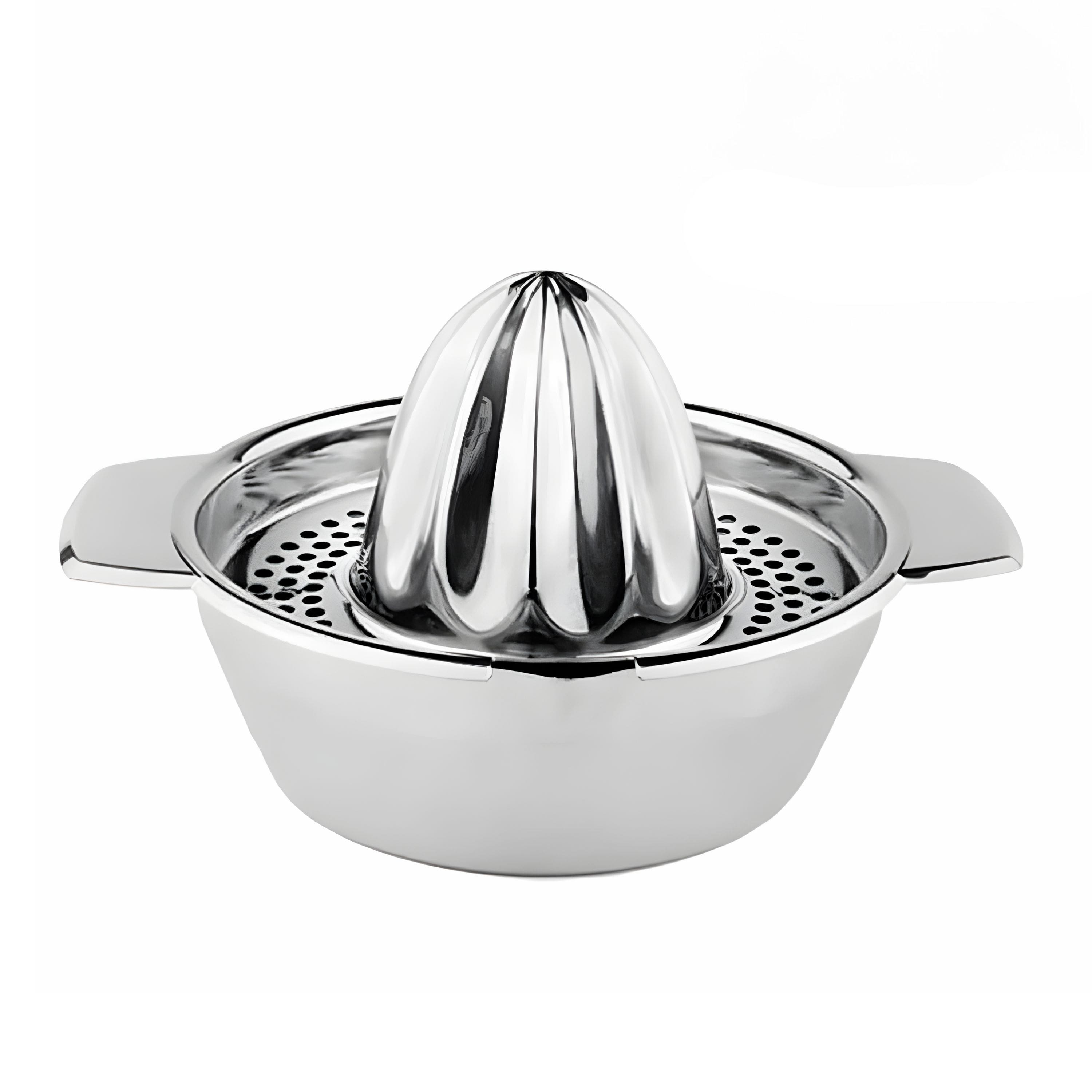 Front. Kitcheniva - Stainless Steel Manual Citrus Juicer Squeezer - Silver.