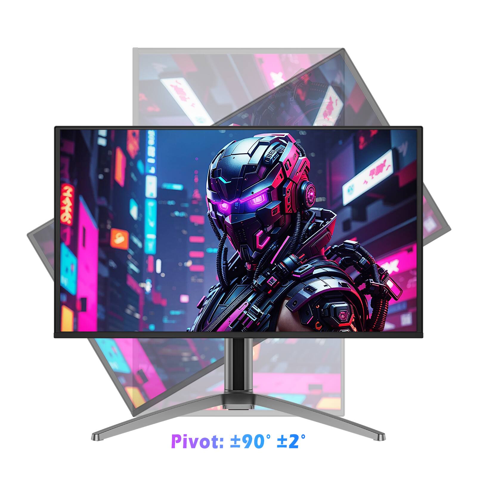Angle. Titan-army - G27T8T 26.5” Gaming Monitor, 360Hz 2K 16:9 QD-OLED, 0.03ms GTG FreeSync 95%, DCI-P3 with HDR400 (DisplayPort, HDMI) - Black.