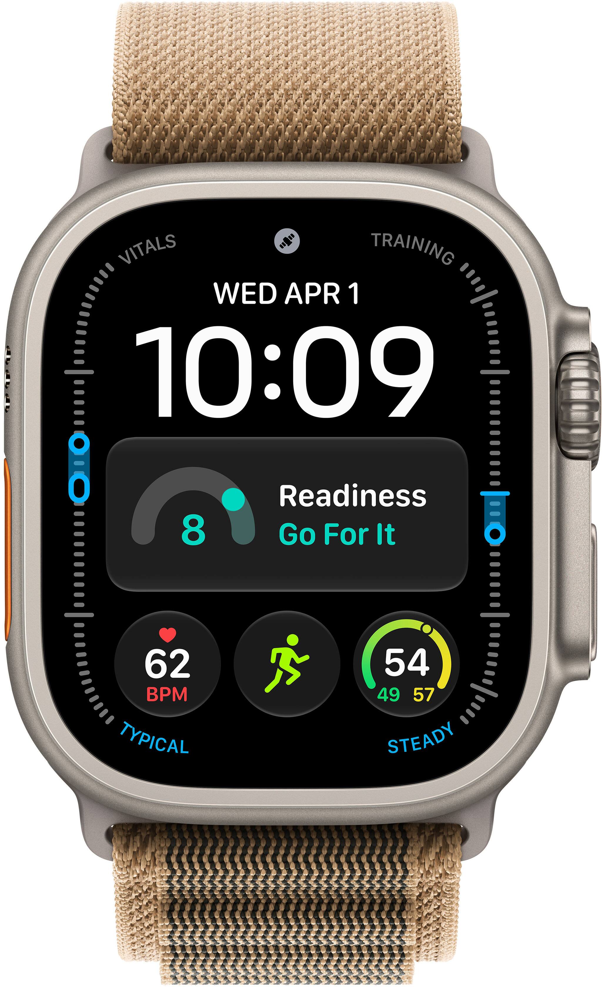 VITALS TRAINING WED APR 1 10:09 Readiness 8 Go For It 62 BPM 54 STEADY 49 57 TYPICAL