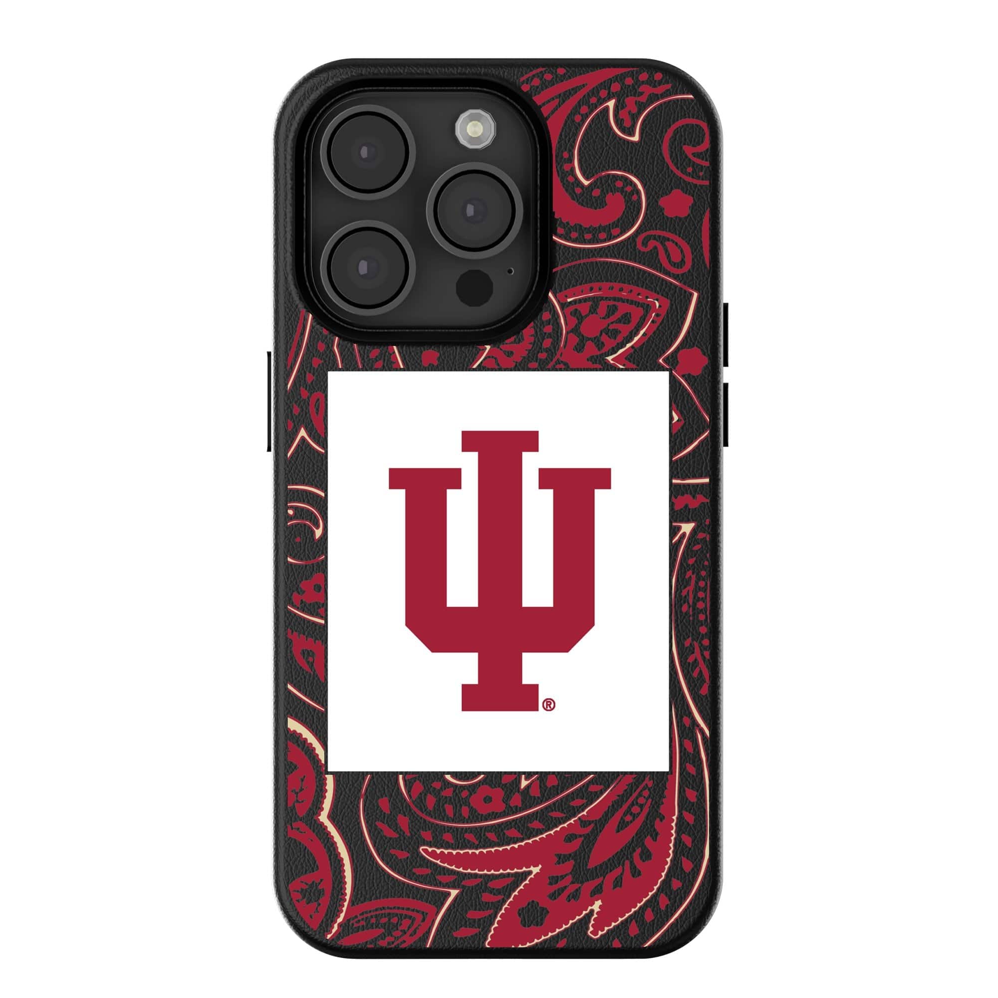 Keyscaper - NCAA - Indiana Hoosiers Paisley iPhone Magnetic Bump Case - 16 - Black price history on PriceWatchPro