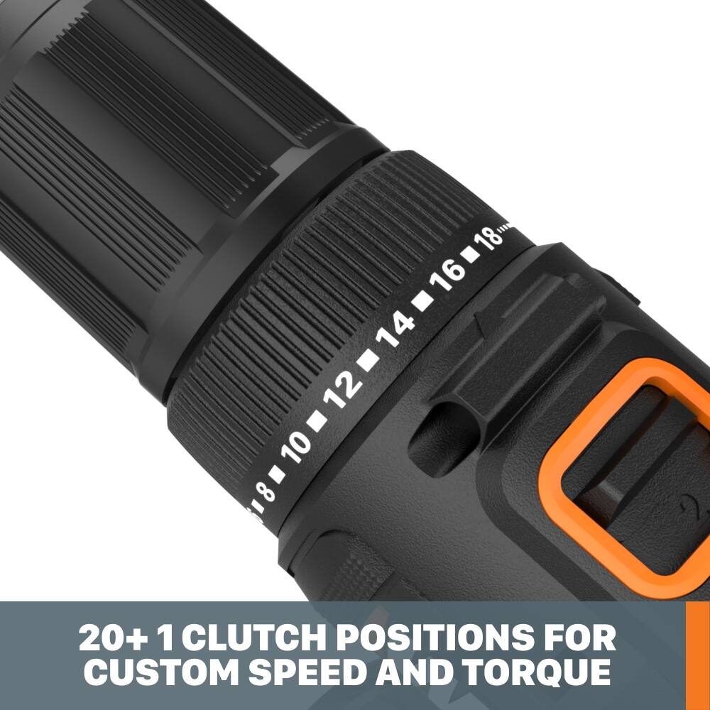 20+1 CLUTCH POSITIONS FOR CUSTOM SPEED AND TORQUE