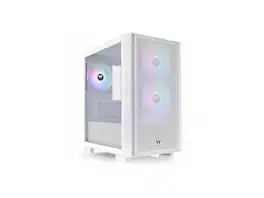 Thermaltake - Versa H16 TG ARGB Snow Micro Tower Chassis CA-1Y8-00S6WN-01 - Snow