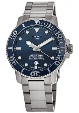 Tissot - Seastar 1000 Professional Powermatic 80 Dial Diver's T120.407.11.041.03 T1204071104103 300M Men's Watch - Blue
