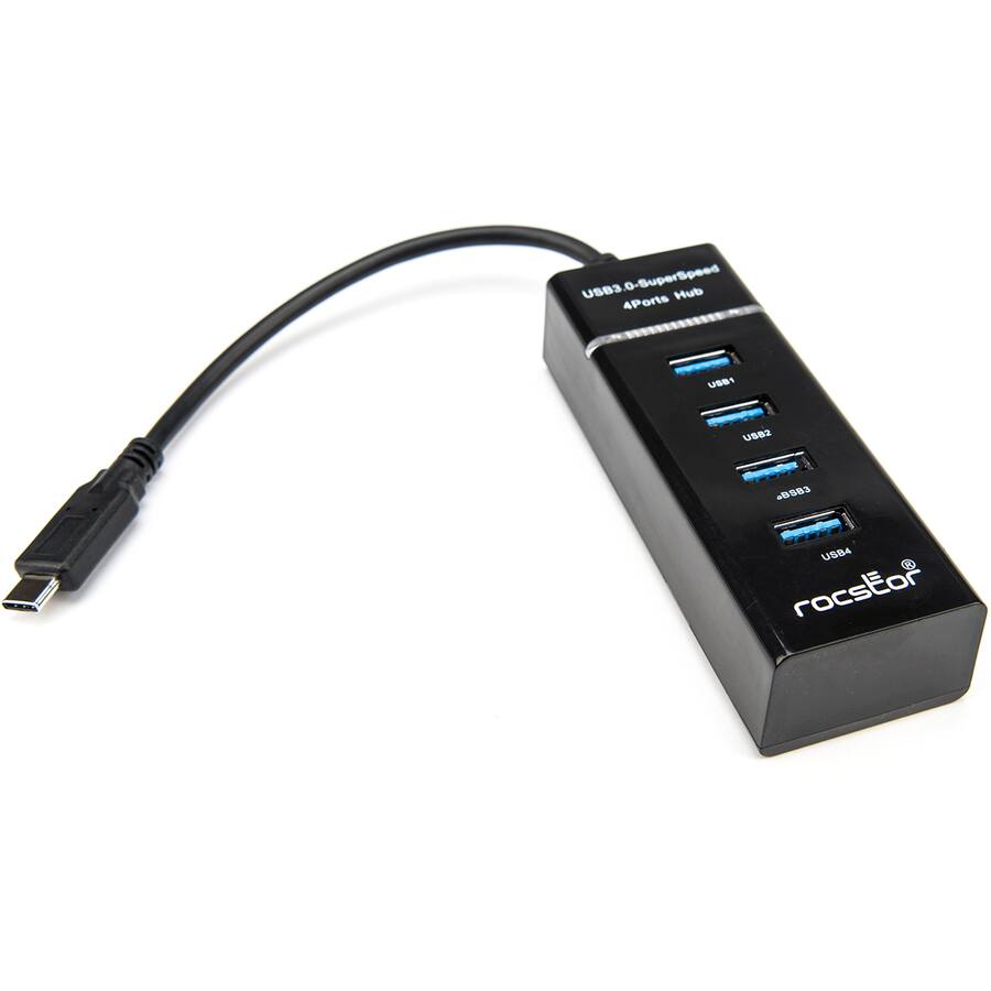 USB3.0 SuperSpeed 4Ports Hub  
USB1  
USB2  
USB3  
USB4  
roctstor