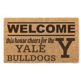 Jardine - Yale Bulldogs 18" x 30" Welcome Doormat - Brown