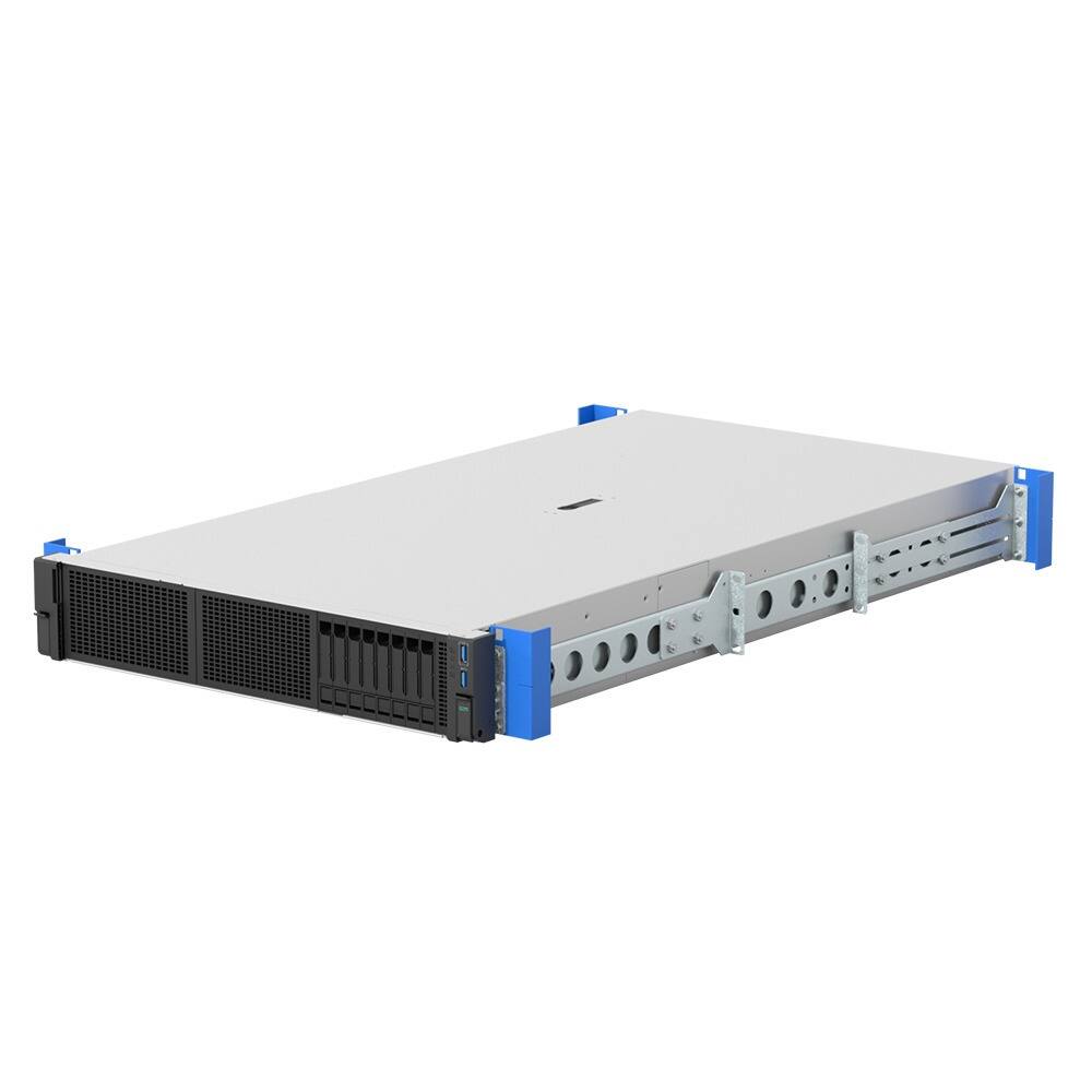 Alt View 1. RackSolutions - RackSolutions 2U Raven 105-A Rail for HPE - Black.