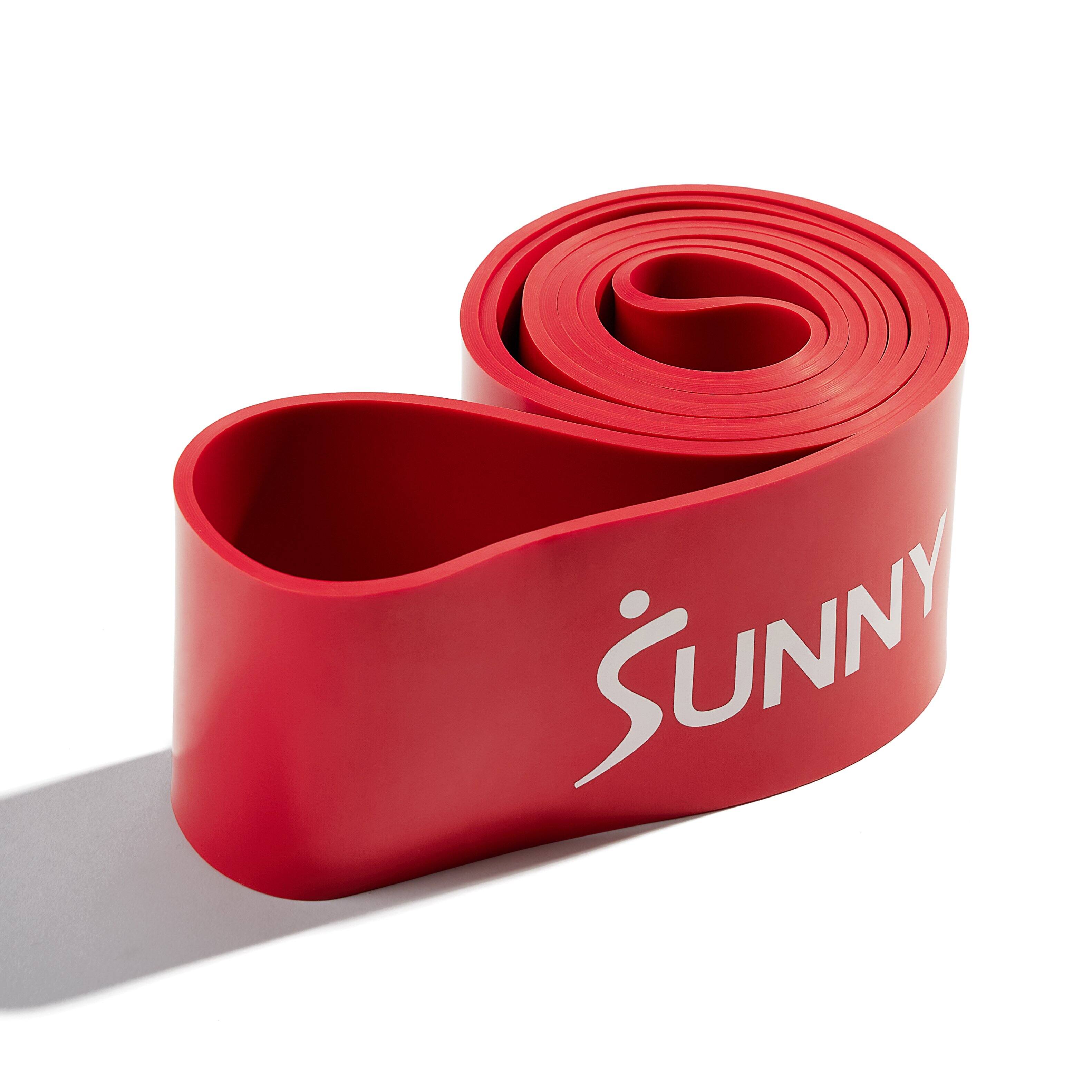 Angle. Sunny Health & Fitness - Strength Training Resistance Band - 160 lbs - Red.
