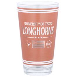 Indigo Falls - Texas Longhorns 16oz. OHT Military Appreciation Pint Glass - Multicolor