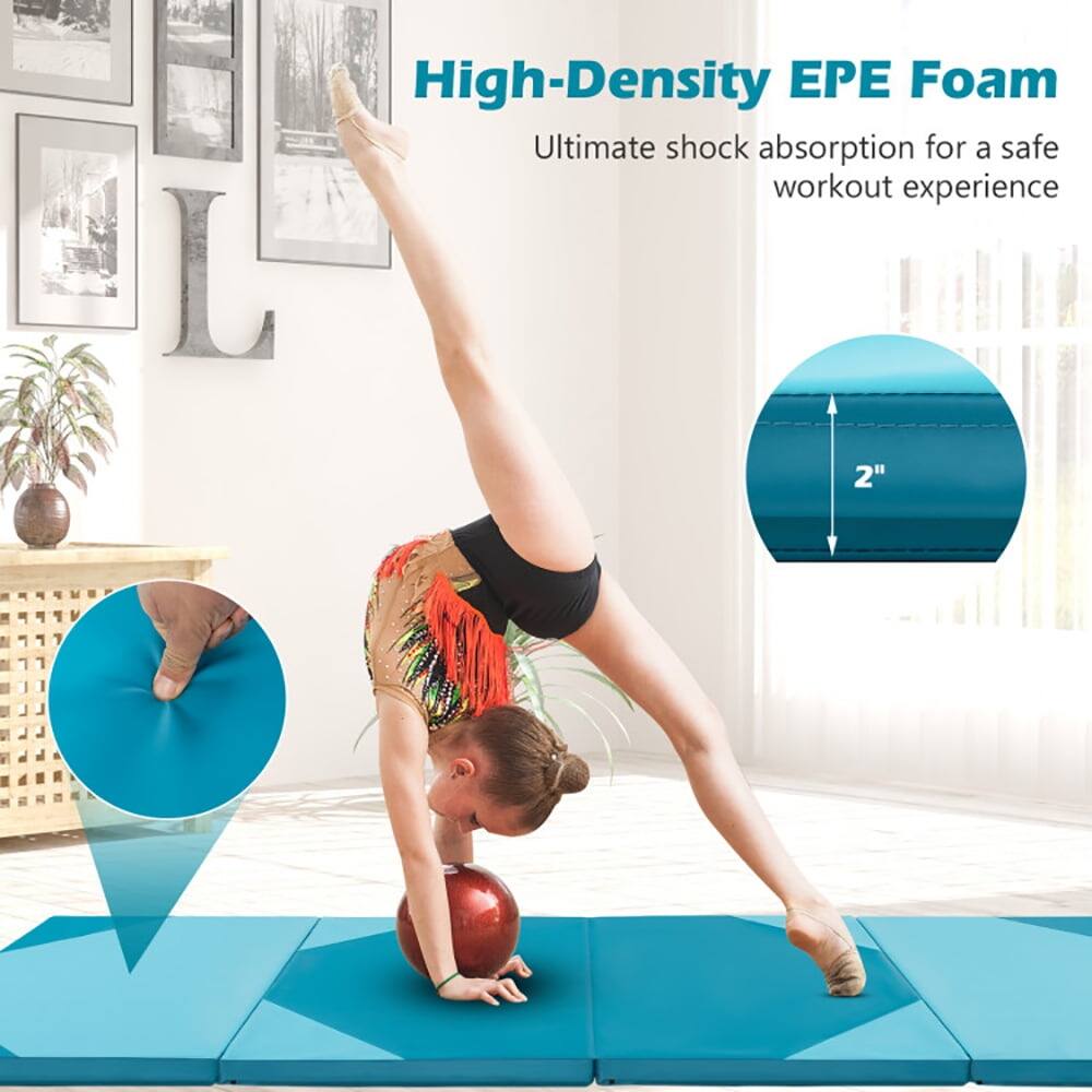 High-Density EPE Foam  
Ultimate shock absorption for a safe workout experience  
2"