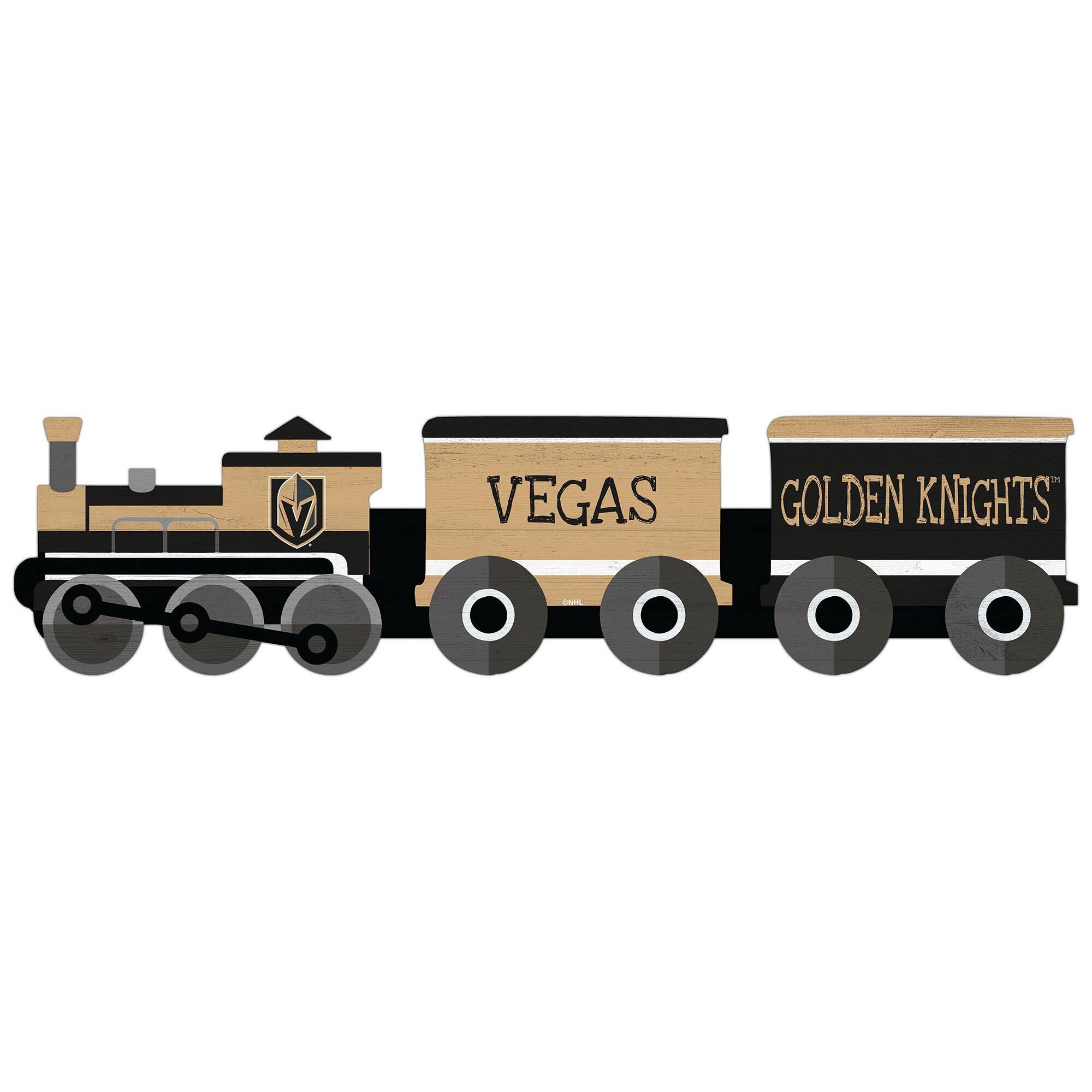Vegas Golden Knights 6'' x 24'' Train Cutout Sign