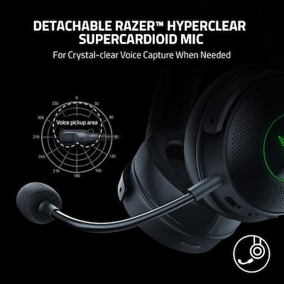 Razer Kraken V3 Pro HyperSense Wireless Over the Ear Gaming Razer Kraken V3 Pro HyperSense Wireless Over the Ear Gaming