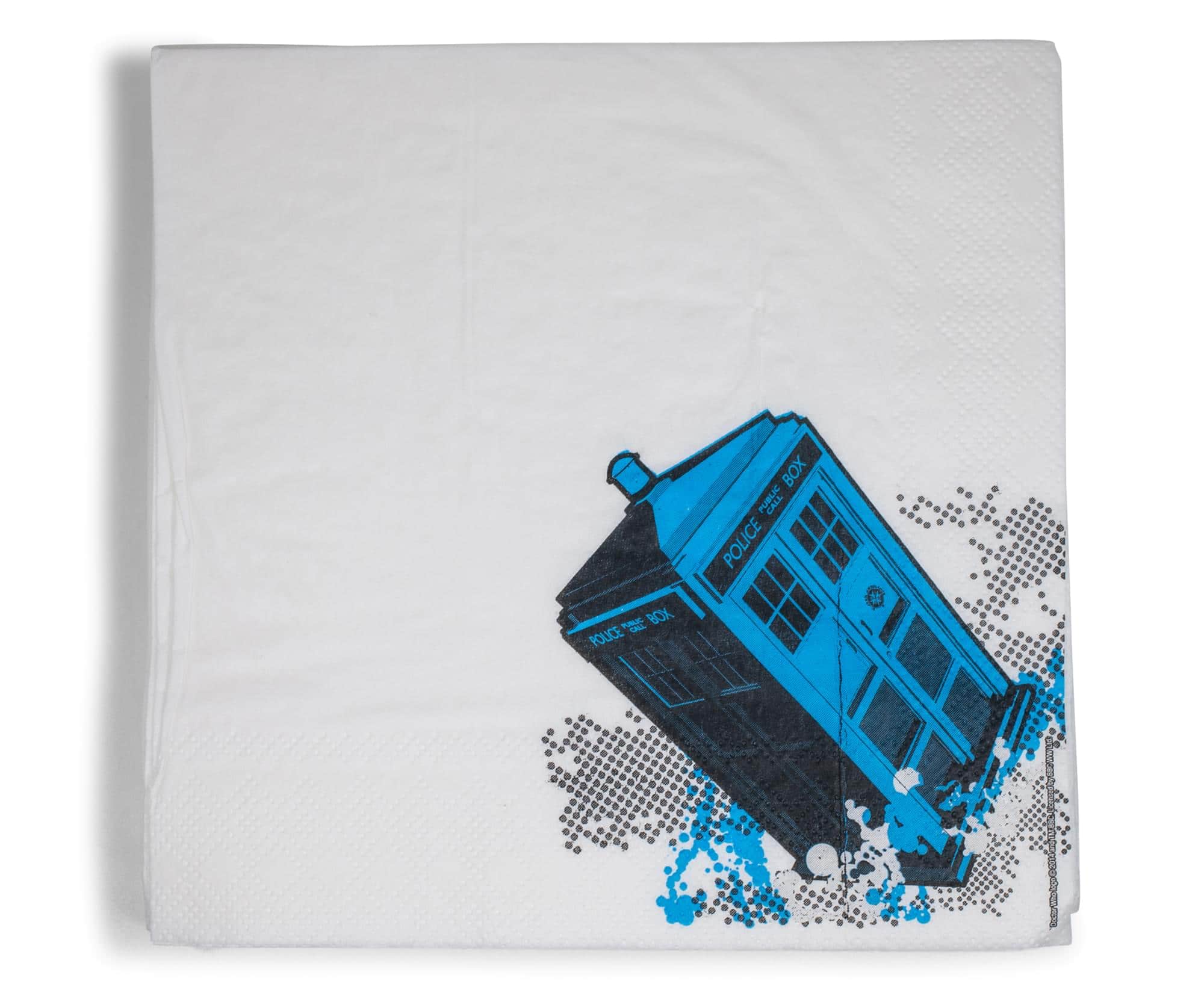 Seven20 - Doctor Who TARDIS Anthony Dry Napkin Set - Blue