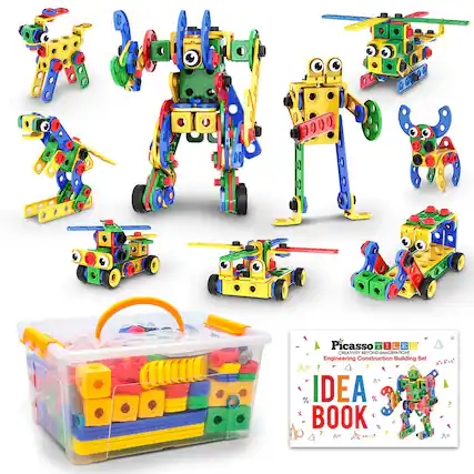 Picasso TIES
Creativity Beyond Imagination
Engineering Construction Building Set
IDEA BOOK