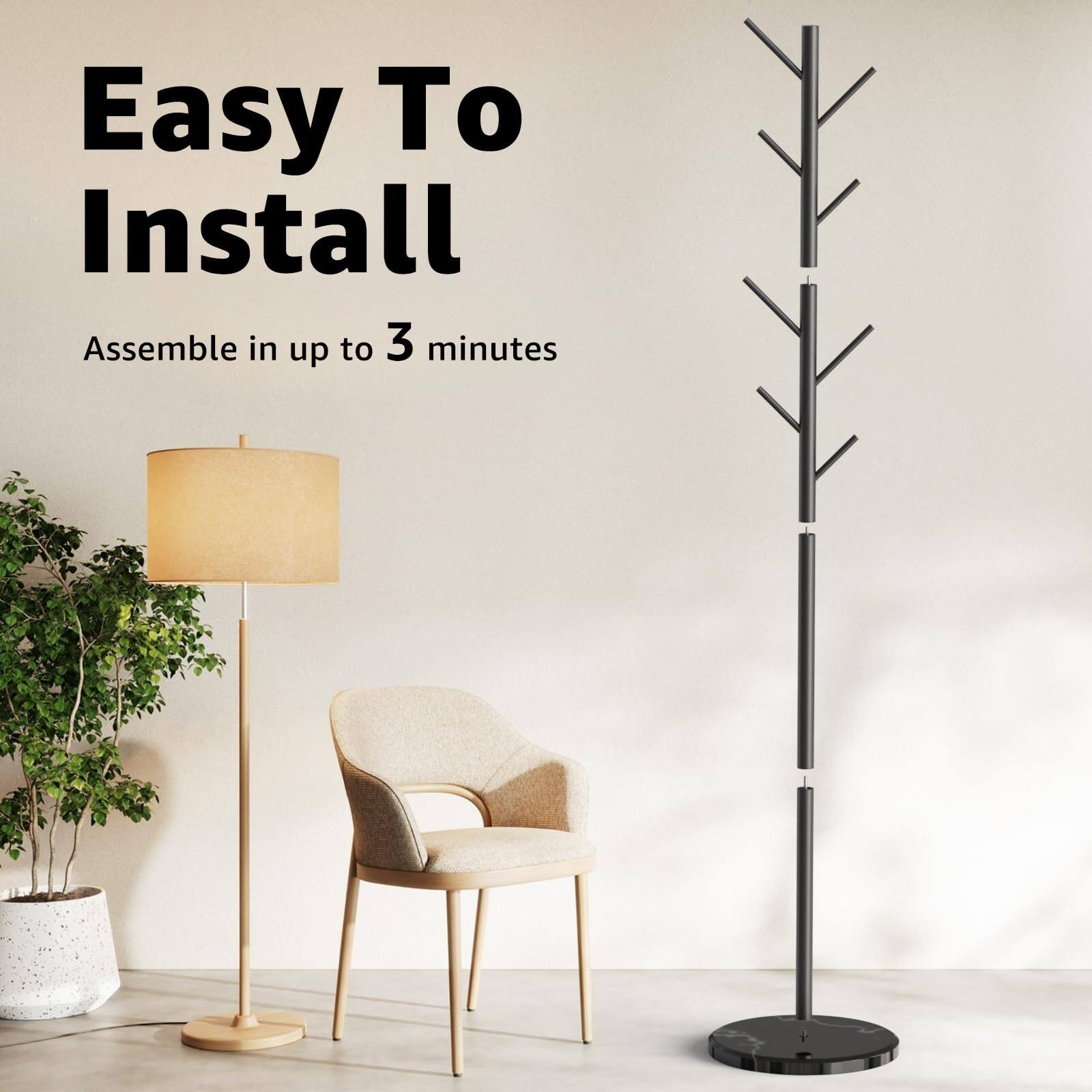 Easy To Install  
Assemble in up to 3 minutes