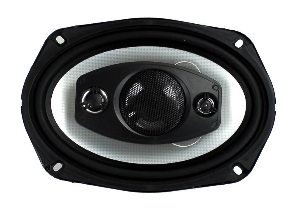 Alt View 1. BOSS Audio - Boss Riot R94 6x9 Inch 500W 4 Way Car Coaxial Audio Speakers Stereo (2 Pack) - Black.