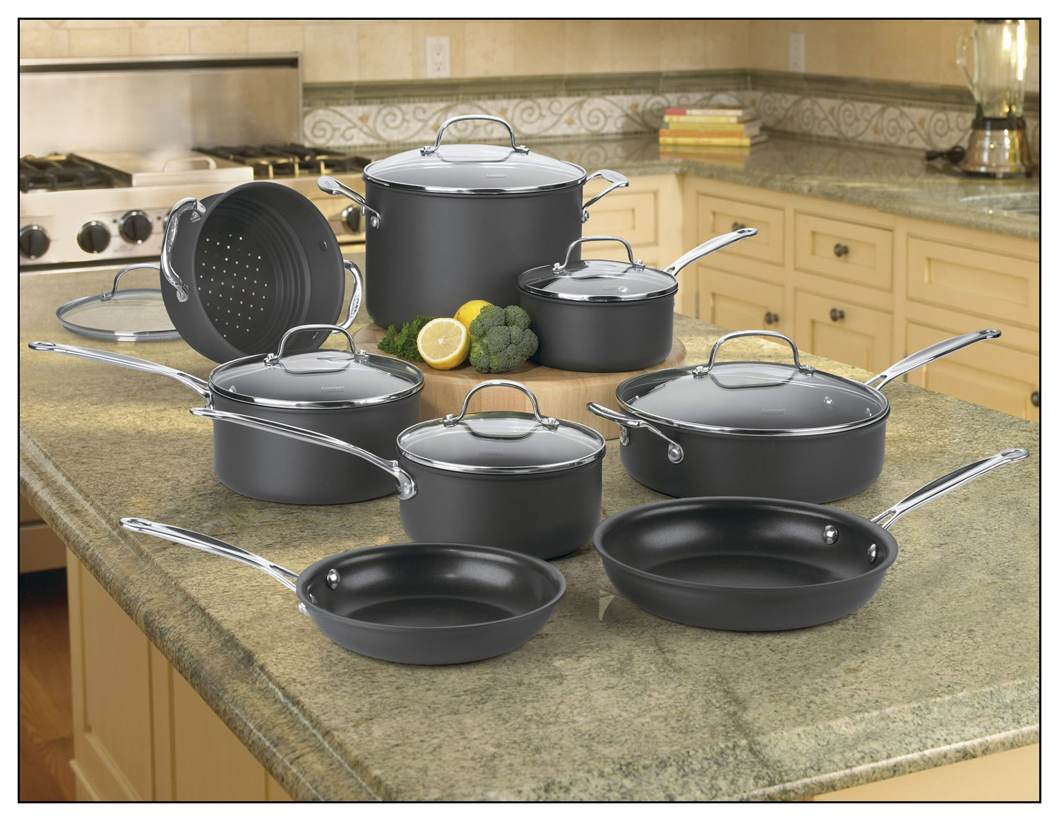 Cuisinart Chef's Classic Stainless Steel 14-Piece Cookware Set