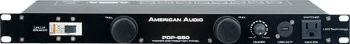 Front Standard. American Audio - Power Distribution Panel.