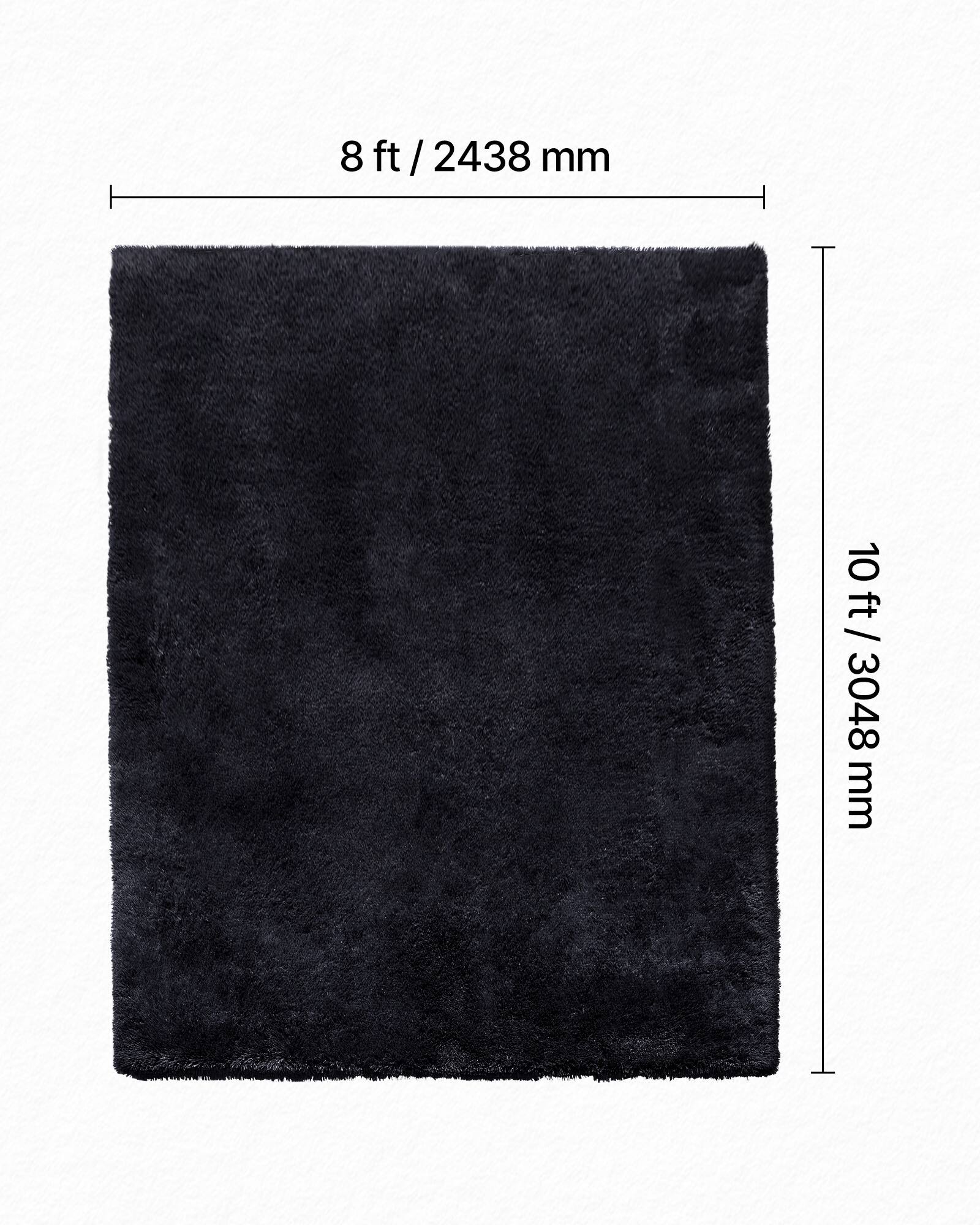 8 ft / 2438 mm  
10 ft / 3048 mm