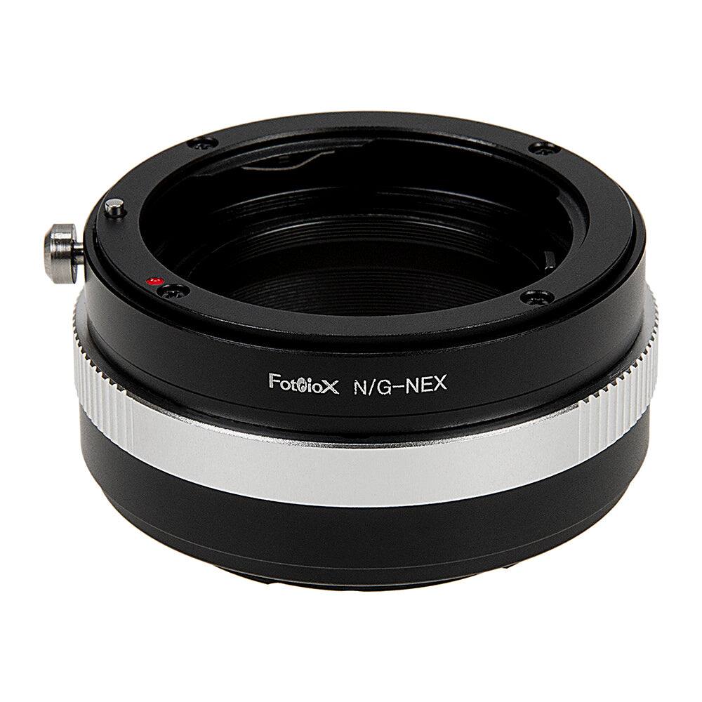 Fotodiox - Lens Adapter - Compatible with Nikon F (G-Type) Mount Lenses to fit Sony E Mount Cameras