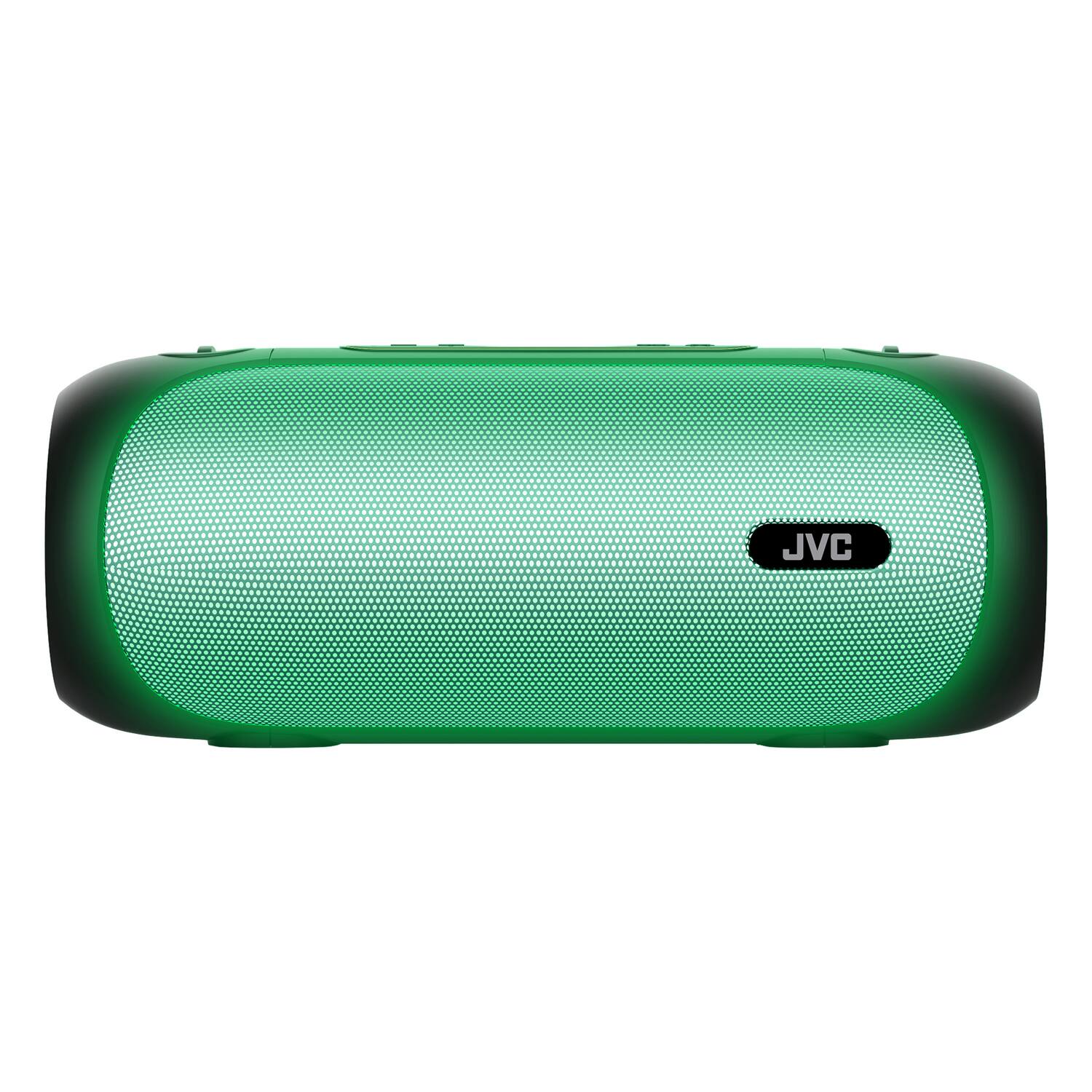 Left. JVC - Jvc Sppa7btb Illuminated True Wireless Stereo Portable Bluetooth Speaker With Speakerphone, Sp-pa7bt (black) - Black.