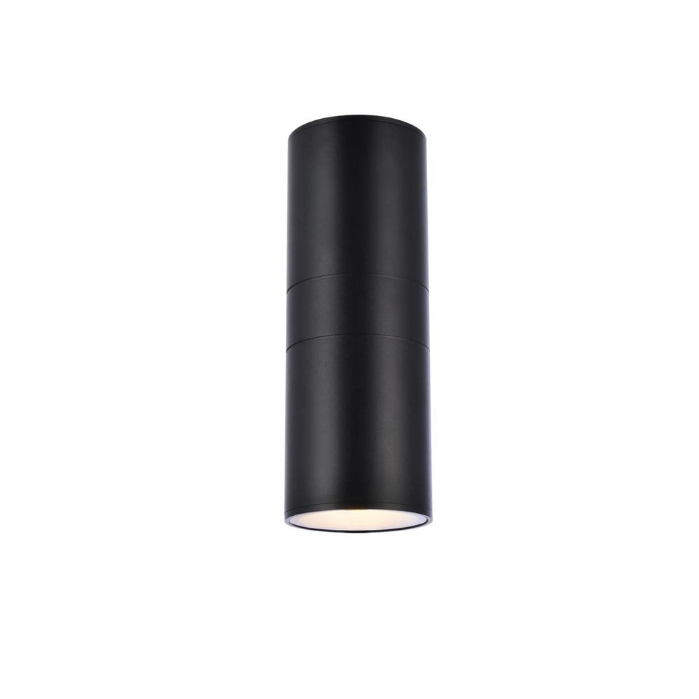 Angle. Living District - Raine Outdoor Wall in black - Black.
