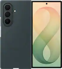 Front. Samsung - Galaxy Z Fold8 Ultra Silicone Magnet Case - Green Shadow.