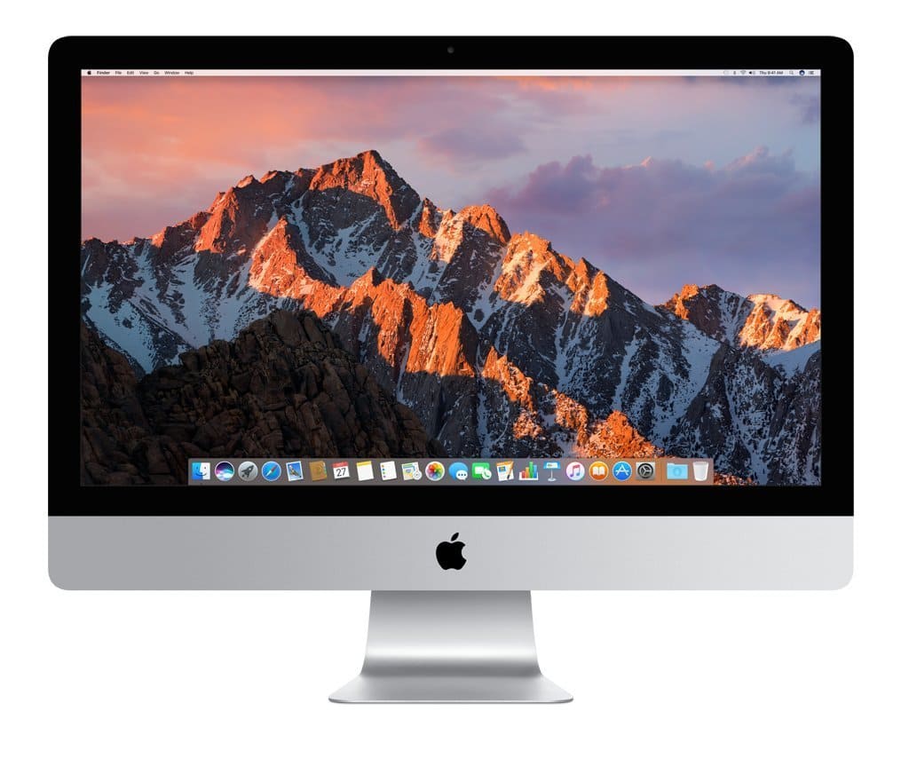 Front. Apple - iMac 27-Inch "Core i5" 3.4 (5K, Mid-2017) - Silver.