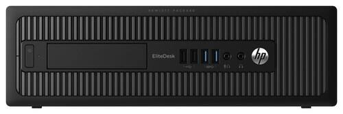 Front Standard. HP - EliteDesk 800 G1 Desktop - 8GB Memory - 500GB Hard Drive.