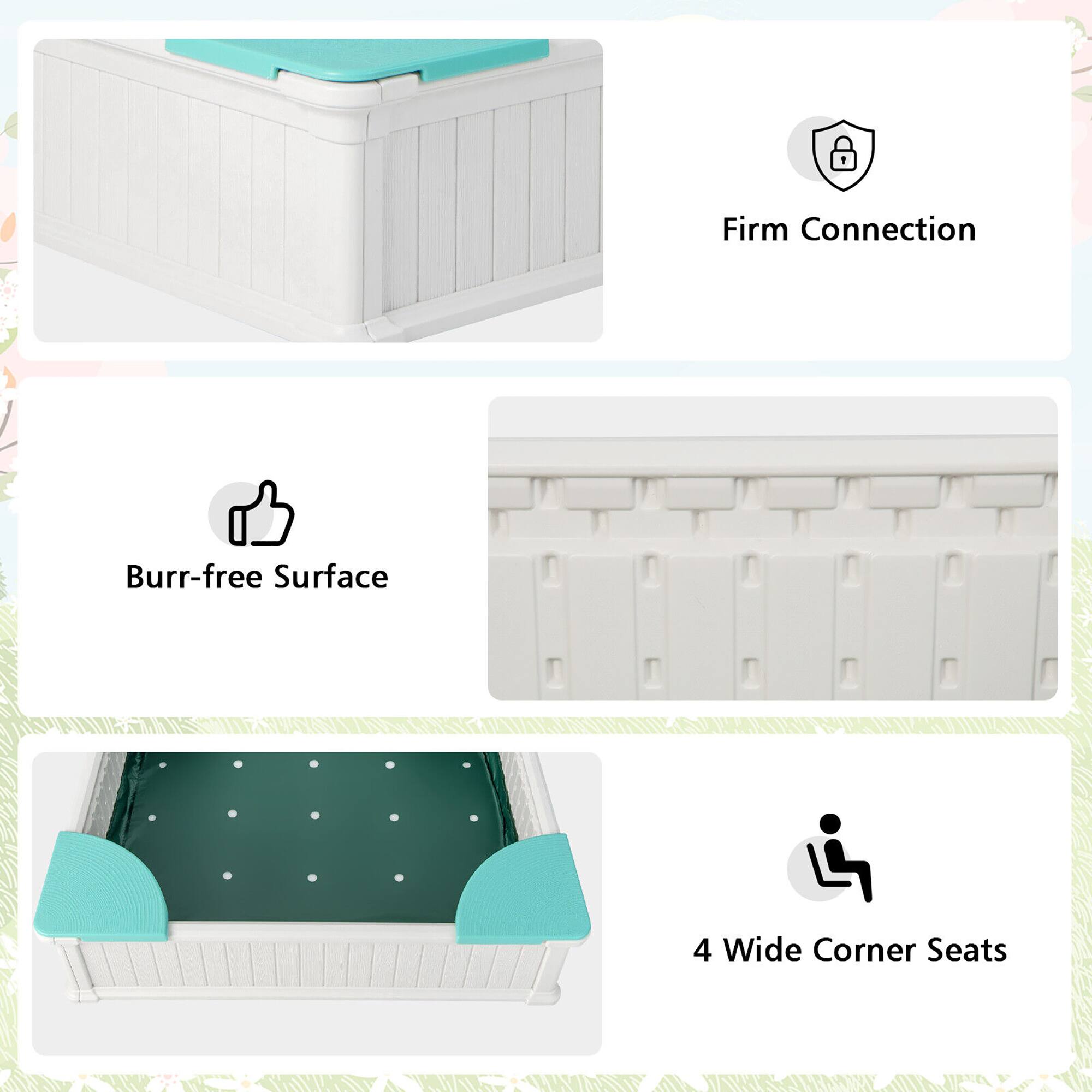 - Firm Connection
- Burr-free Surface
- 4 Wide Corner Seats