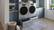 Alt View 13. LG - LG SIGNATURE 9.0 Cu. Ft. Stackable Smart Gas Dryer with Steam and AI Sensor Dry - Brushed Platinum Steel.