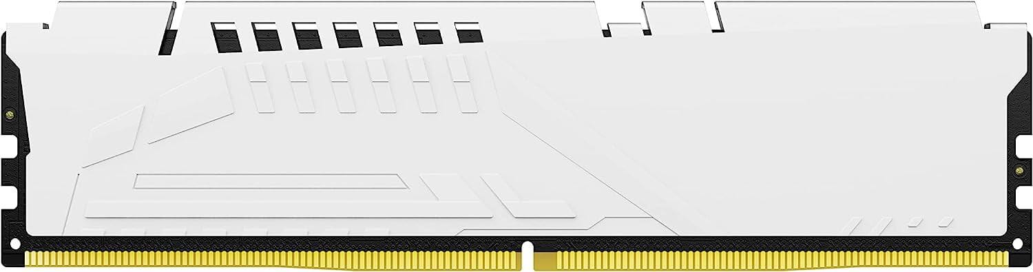Front. Kingston - 64GB 5600MT/s DDR5 CL40 DIMM Kit of 2 - White.