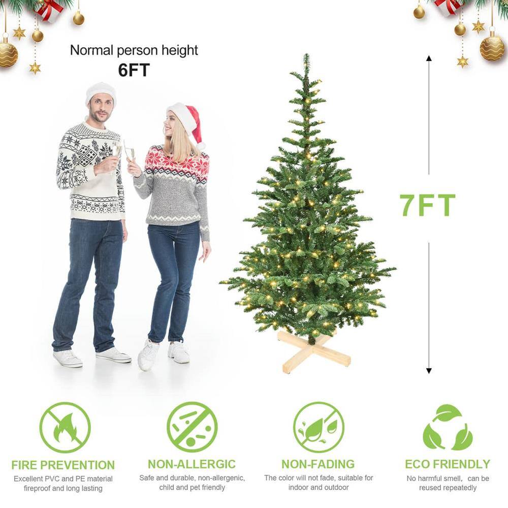 Normal person height  
6FT

7FT

FIRE PREVENTION  
Excellent PVC and PE material, fireproof and long lasting

NON-ALLERGIC  
Safe and durable, non-allergenic, child and pet friendly

NON-FADING  
The color will not fade, suitable for indoor and outdoor

ECO FRIENDLY  
No harmful smell, can be reused repeatedly