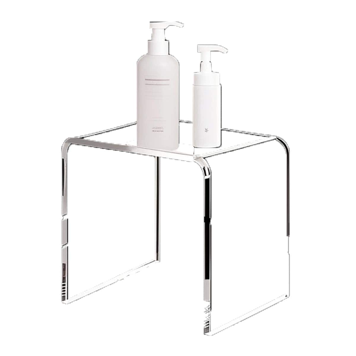 JETRANSPORT - 17.7" H Small Stool For Adults Shower Bench Chair Seat Bathroom 10.2" D X 13.8" W Material Size -- Our shower - 10.6"D x 15.7"W x 14.1"H（1PCS)