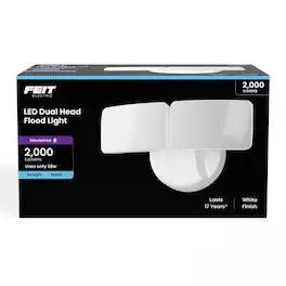 FEIT ELECTRIC - Feit LED Switch Hardwired LED White Security Floodlight