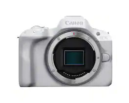 Canon - EOS R50 Mirrorless Vlogging Camera , RF Mount, 24.2 MP, 4K Video, DIGIC X Image Processor, S (International Model) - White