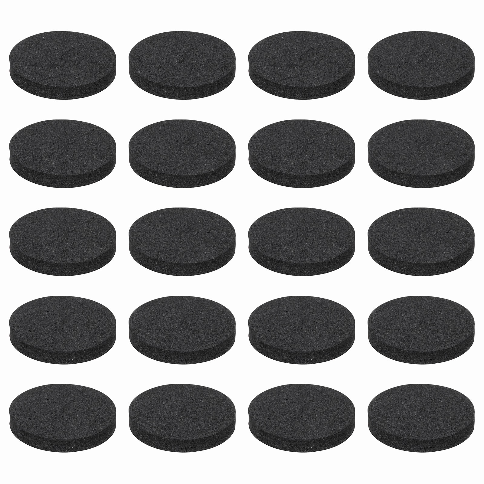 Unique Bargains - 32pcs Single Sided Speaker Isolation Feet Pads, 30x5mm Non Slip Foam Shock Absorption Pad for Amplifier - Black price history on PriceWatchPro