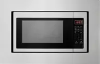 Front. Whirlpool - Microwave Oven Trim Kit - Stainless steel.